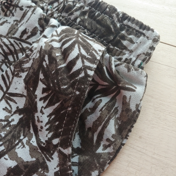 VOLCOM Baby NEW Blue Palm French Terry Hoodie & Shorts Set - Picture 8 of 16